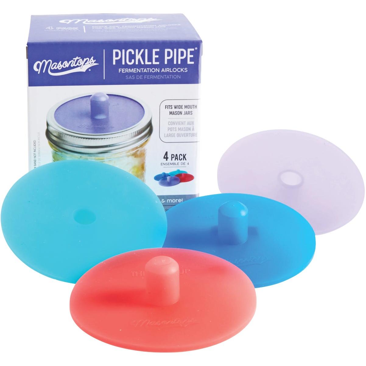 Masontops Wide Mouth Pickle Pipe (4-Pack)