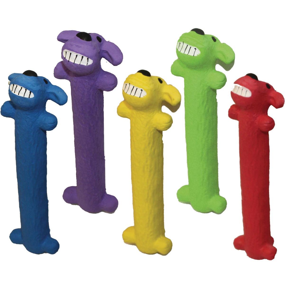Multipet Loofa Ruff 6 In. Latex Squeaky Dog Toy Multipet Loofa Ruff 6 In. Latex Squeaky Dog Toy