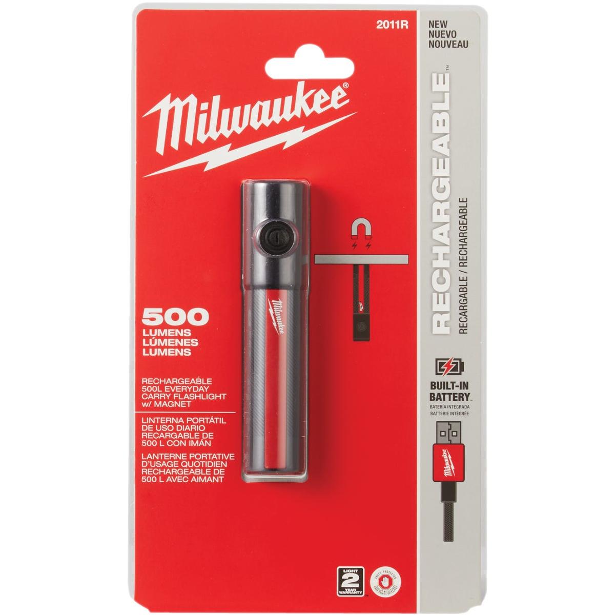 Milwaukee 500 Lm. LED Rechargeable Magnetic Penlight