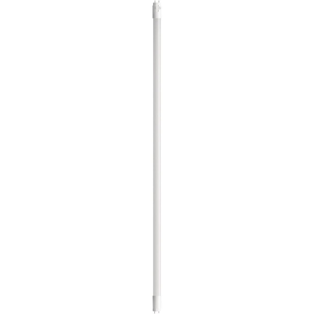 Satco 32W Equivalent 48 In. 4000K/5000K/6500K Medium Bi-Pin Ballast Compatible LED Tube Light Bulb (2-Pack)