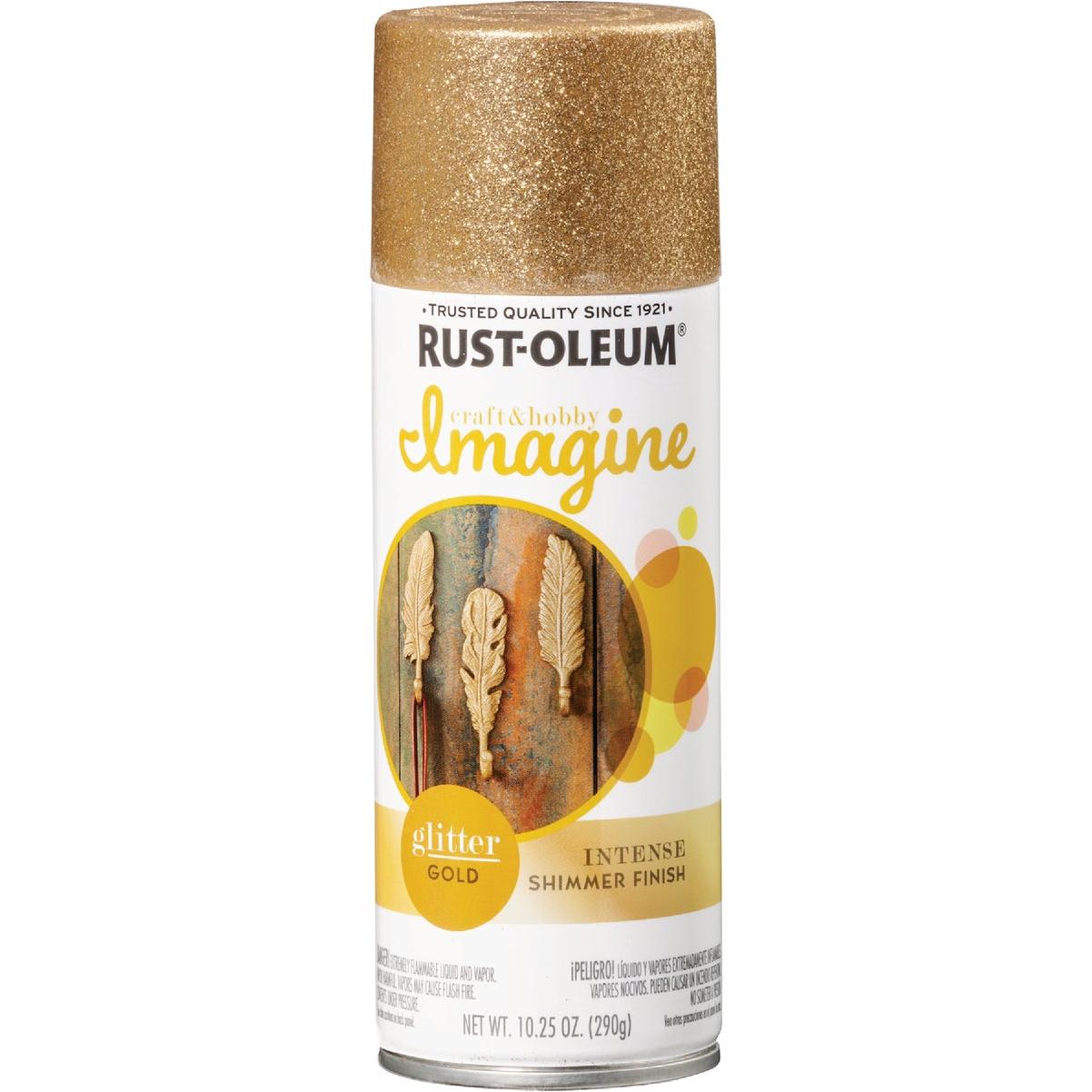Rust-Oleum 10.25 Oz. Gold Glitter Sealer Spray Paint