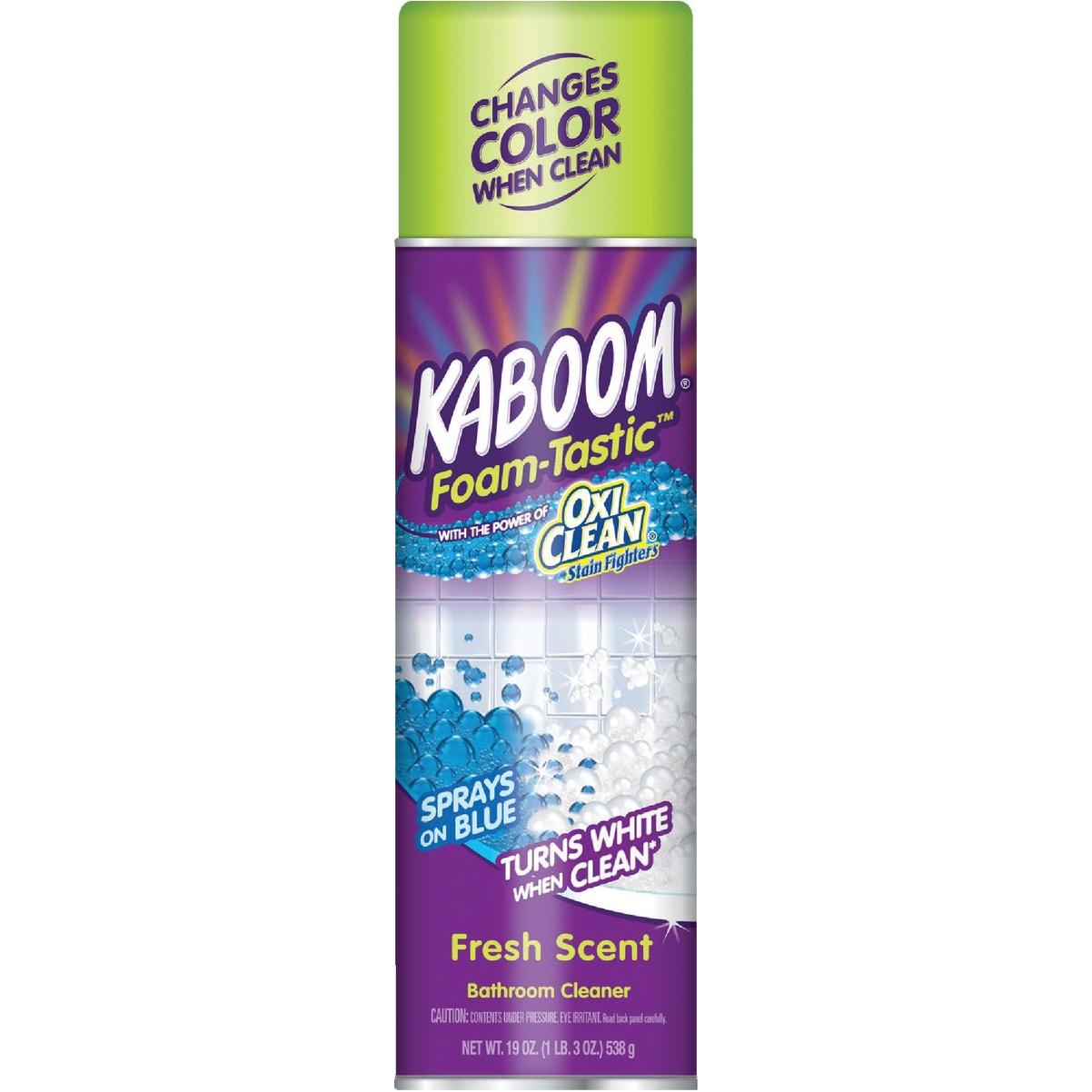 OxiClean 19 Oz. Foam-Tastic Foaming Bathroom Cleaner Spray, Fresh Scent