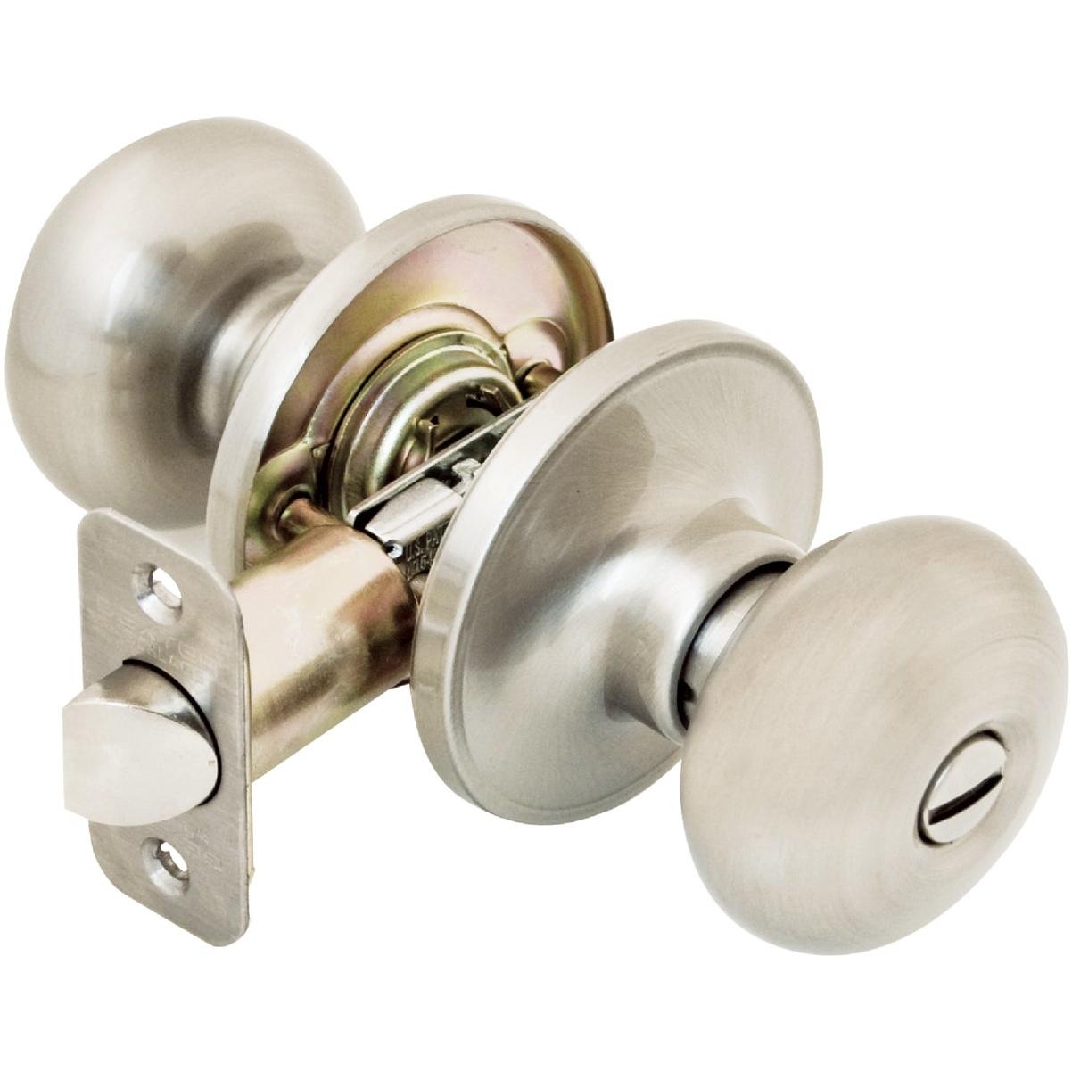 Dexter Satin Nickel Bed & Bath Door Knob