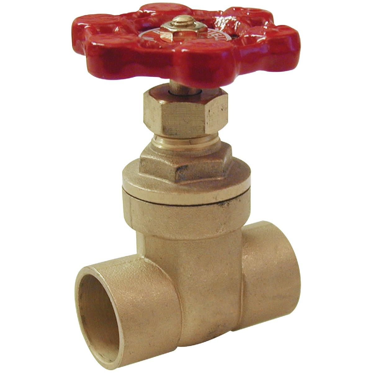 ProLine 3/4 In. SWT x 3/4 In. SWT Brass Solder Gate Valve