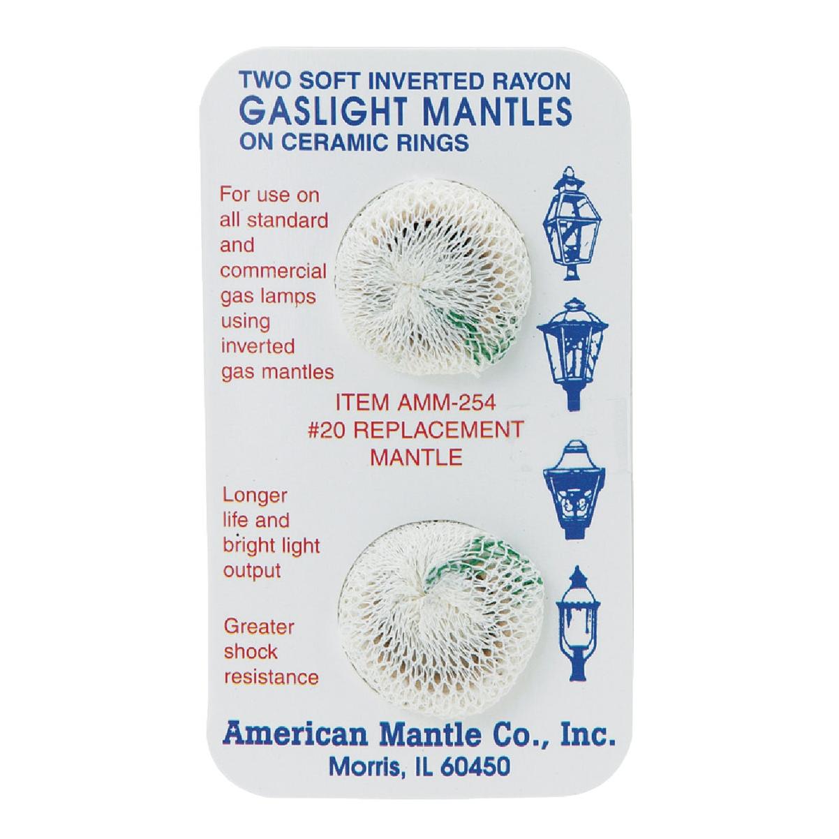 American Mantle Soft Inverted Gas Light Mantle (2 Count)