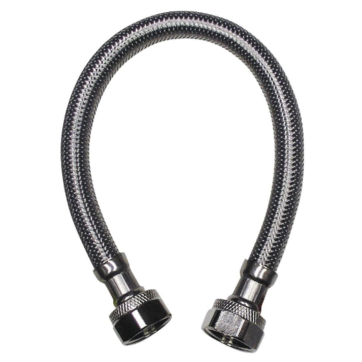Do it Best 1/2 In. F X 1/2 In. F X 48 In. L. Braided Stainless Steel Faucet Supply Line
