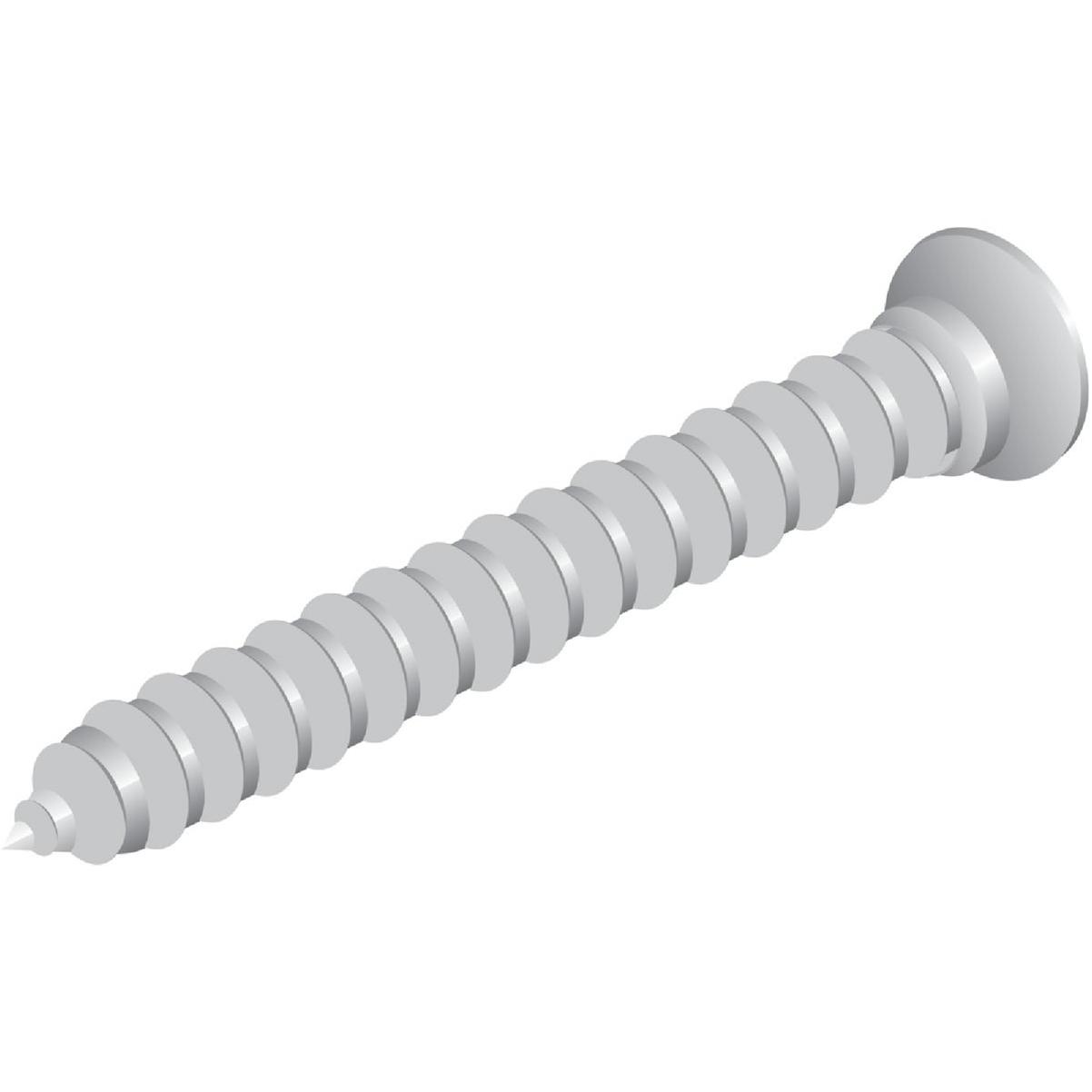 Knape & Vogt 1-1/2 In. Anochrome Standards Screw & Anchor Set