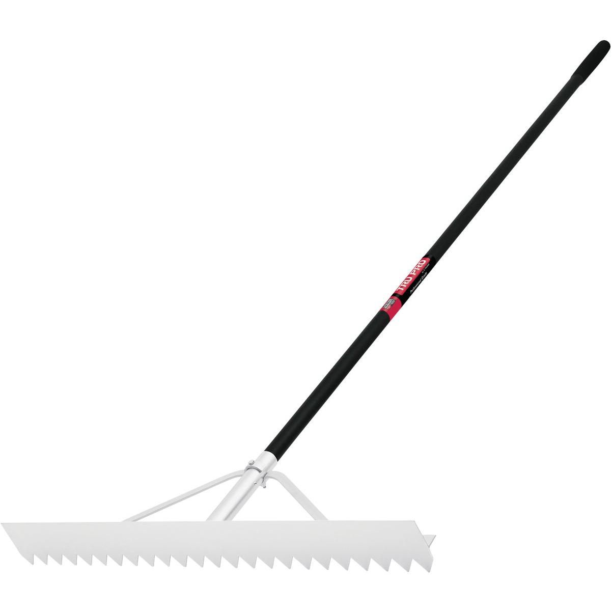 Truper Tru Pro 36 In. Aluminum Asphalt Landscape Rake (20-Tine)