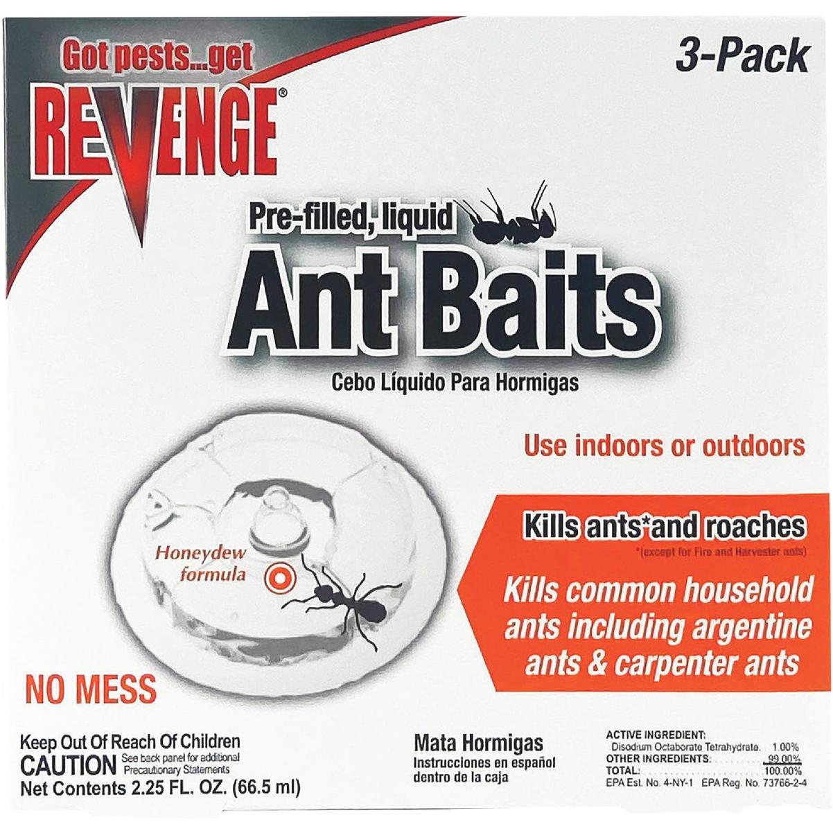 REVENGE Liquid Ant Bait Stations (3-Pack)