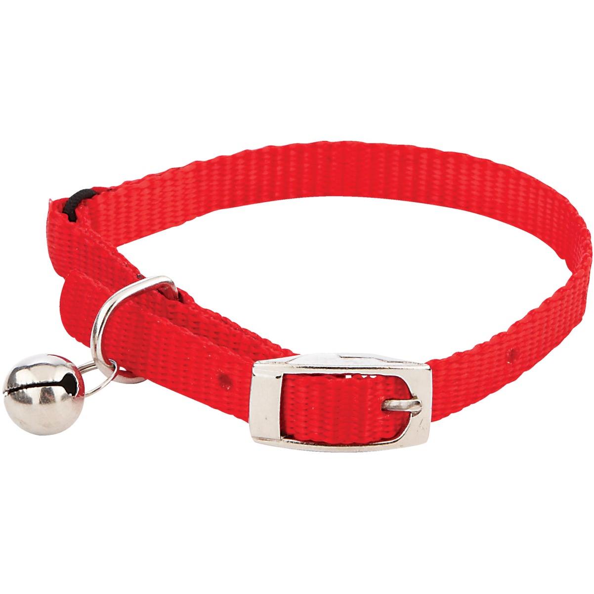 Lupine 1/2 In. Traditional Solid Purple 8 to 12 in.   Breakaway Cat Collar with Bell