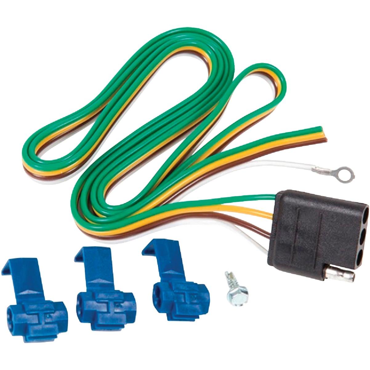 TowSmart 4-Flat 48 In. Vehicle End Trailer Light Wiring Connector