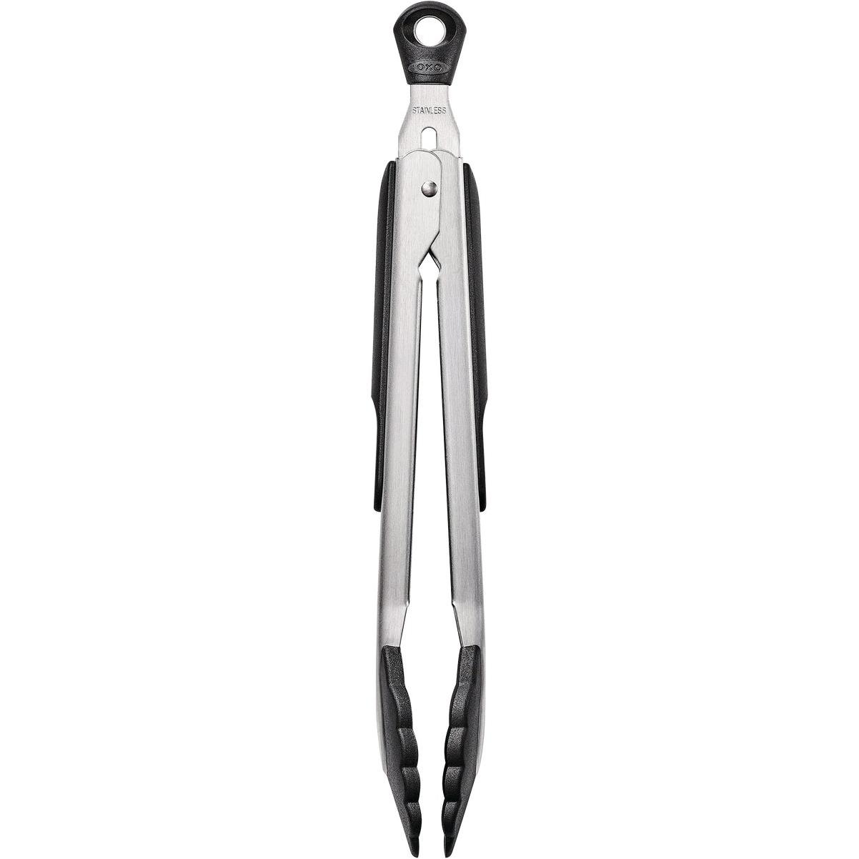 OXO Good Grips 9 In. Stainless Steel Locking Tongs with Nylon Heads