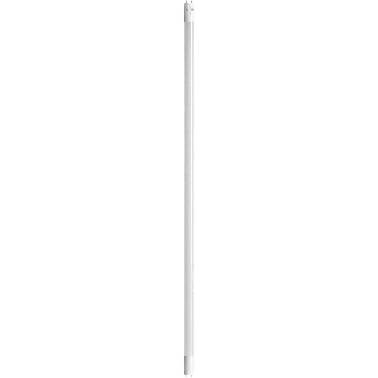 Satco 32W Equivalent 48 In. 4000K/5000K/6500K Medium Bi-Pin Ballast Bypass LED Tube Light Bulb (2-Pack)