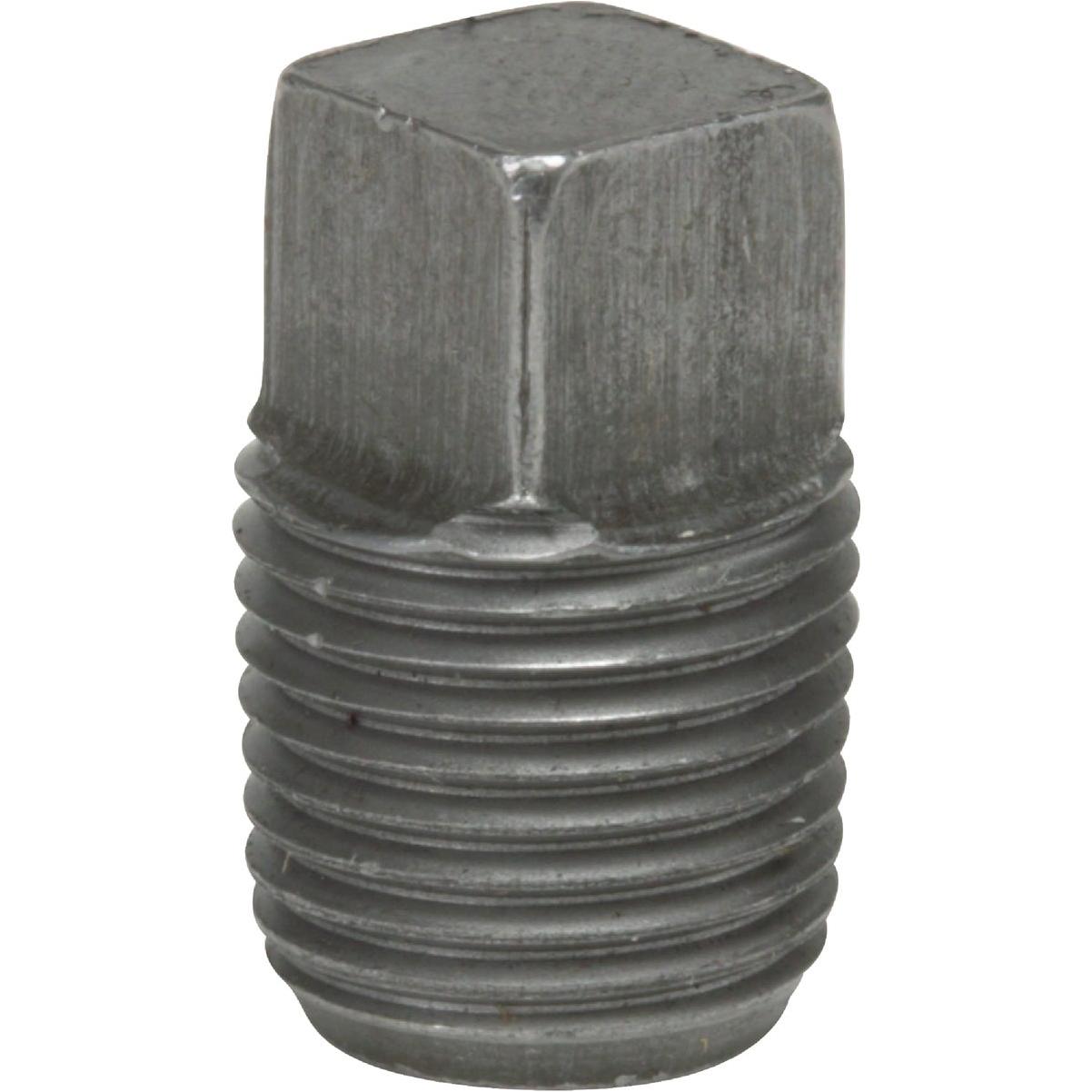 Anvil 2 In. Malleable Black Iron Square Head Pipe Plug