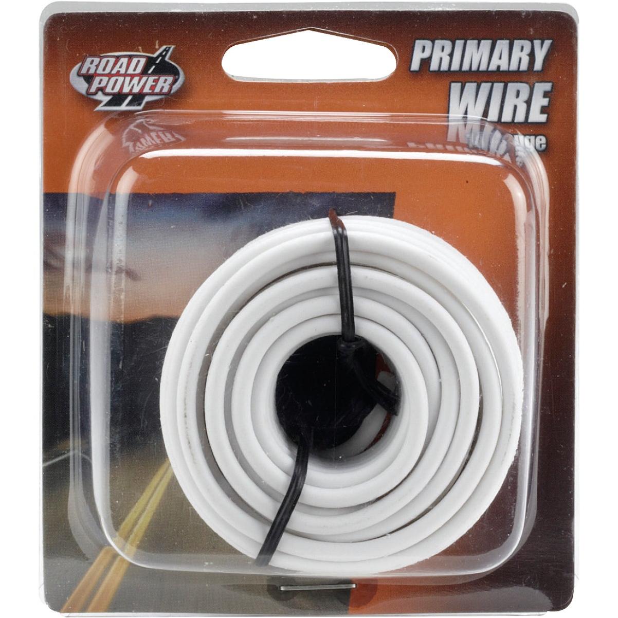 ROAD POWER 17 Ft. 14 Ga. PVC-Coated Primary Wire, White