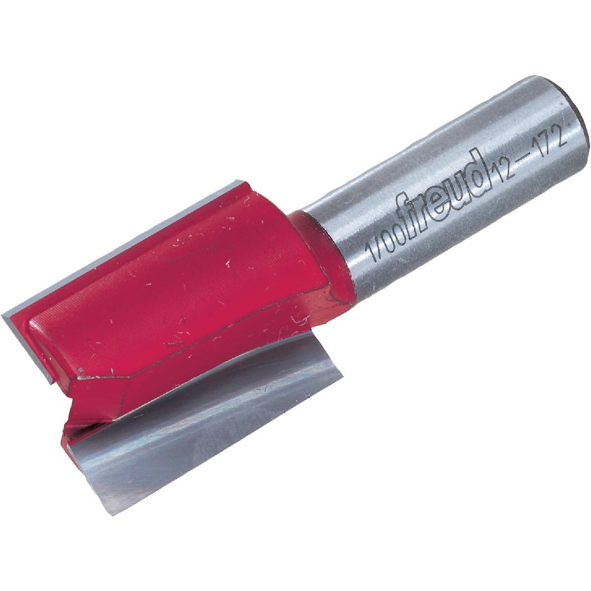 Freud 1 In. x 1-1/4 In. Double Flute Eclipse Grind Straight Router Bit