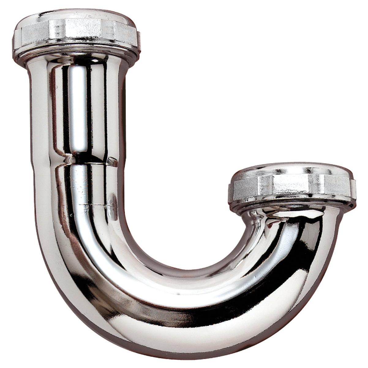 Keeney 1-1/4 In. Chrome Plated Brass J-Bend