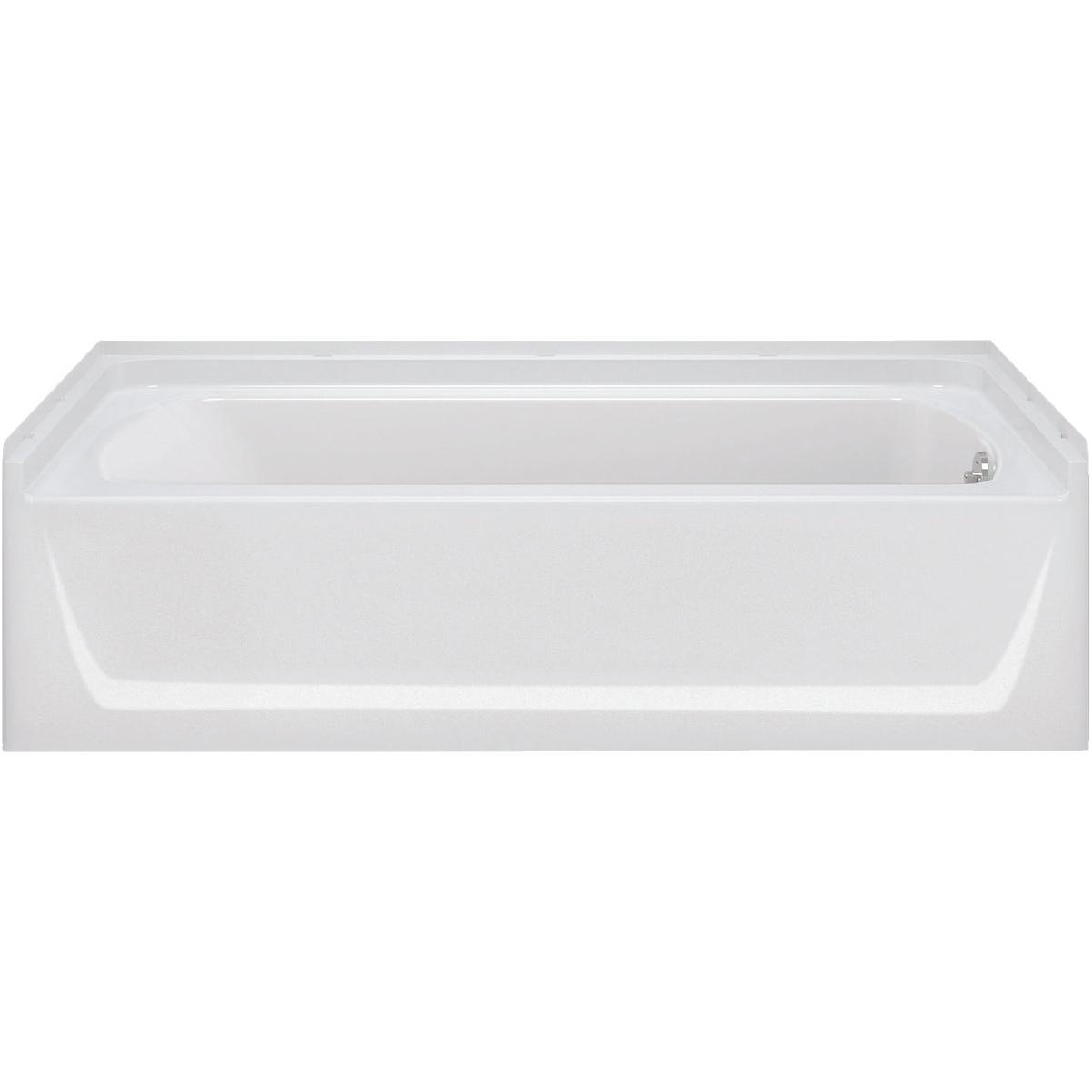 Sterling Ensemble 60 In. L x 30-1/4 In. W Right Drain Rectangular Alcove Bathtub in White