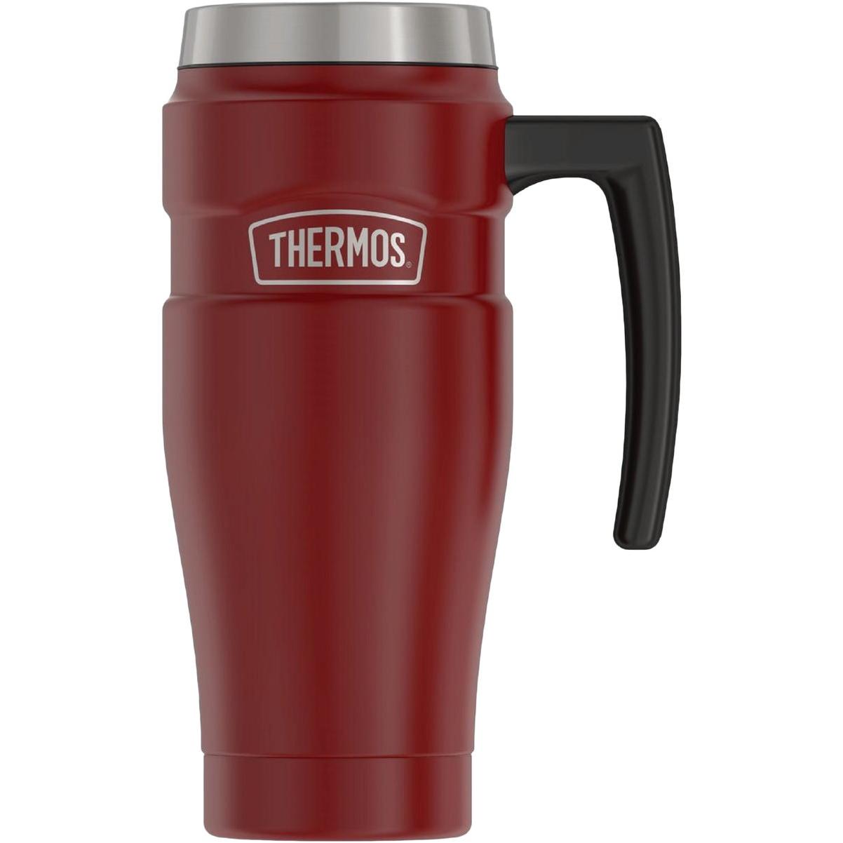 Thermos Stainless King 16 Oz. Rustic Red Travel Mug