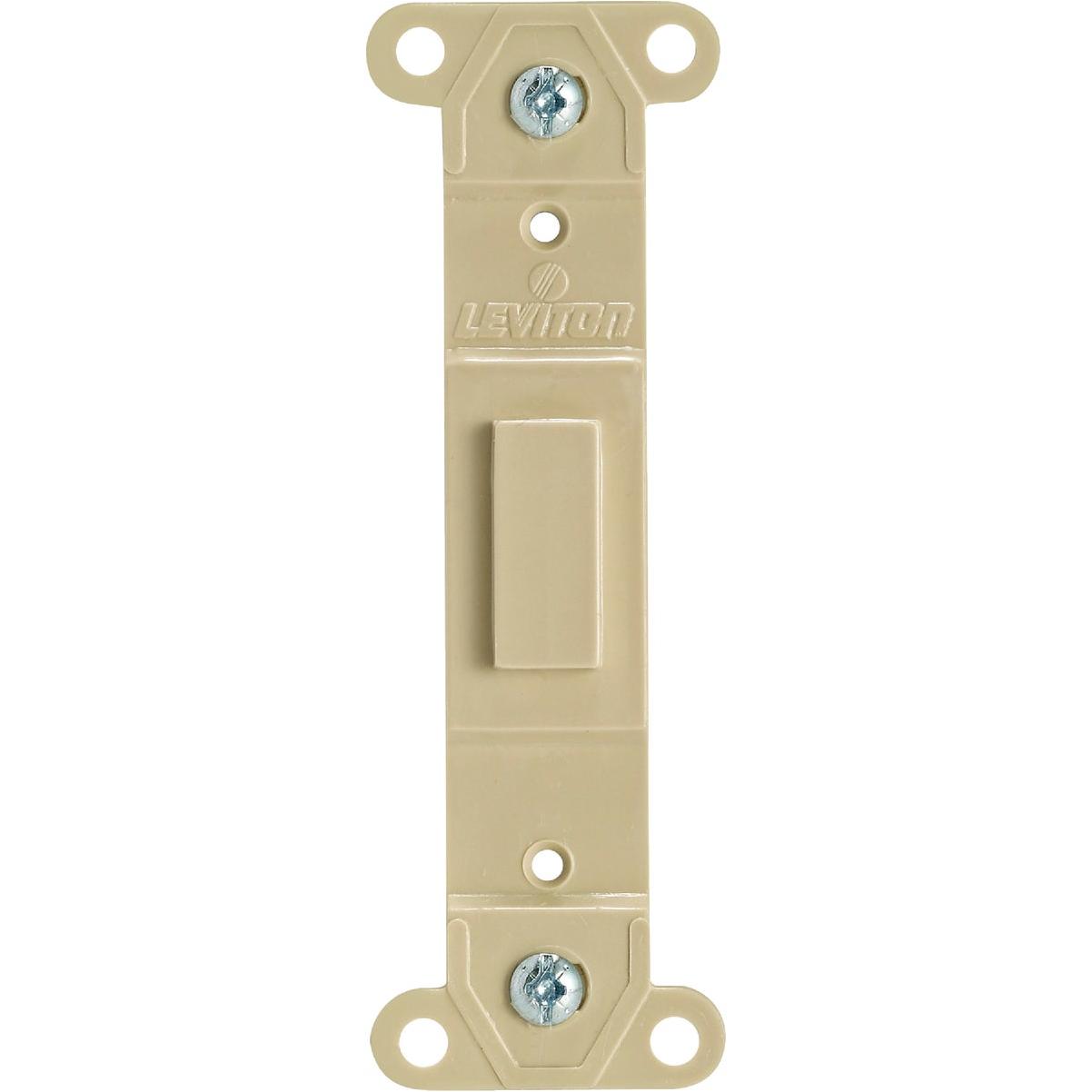 Leviton Ivory Blank Toggle Wall Plate Insert