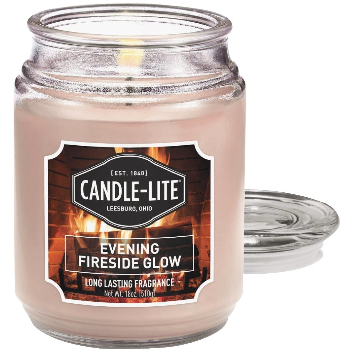 Candle-Lite 18 Oz. Everyday Evening Fireside Glow Jar Candle