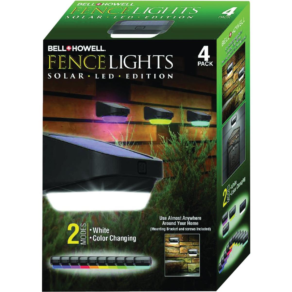 Bell+Howell Solar LED Deck/Fence Light (4-Pack)