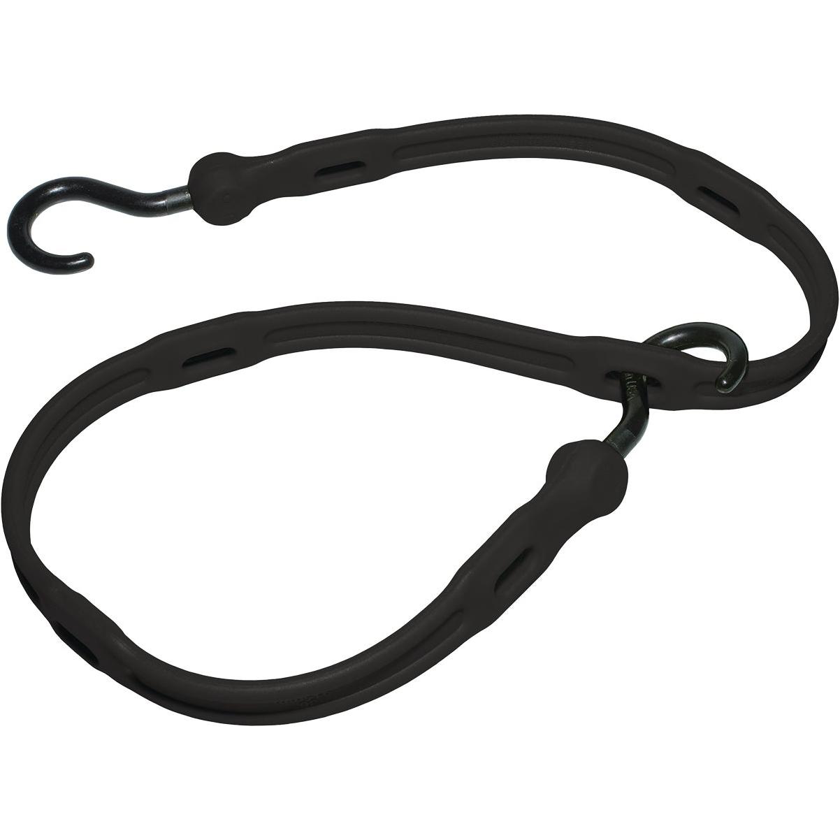 The Perfect Bungee 36 In. Adjust-A-Strap Premium Polyurethane Adjustable Bungee Strap with Nylon Hooks, Black