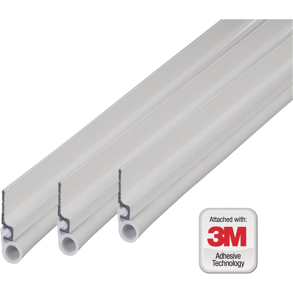 M-D Building Products Aluminum and Vinyl CINCH Self-Adhesive Top and Sides Door Seal Kit, White