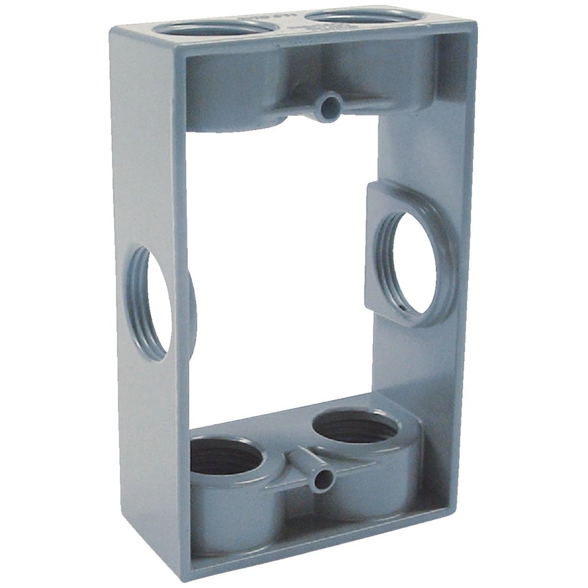 Bell 6-Outlet 3/4 In. NPT Die-Cast Aluminum Weatherproof Outdoor Box Extension Adapter