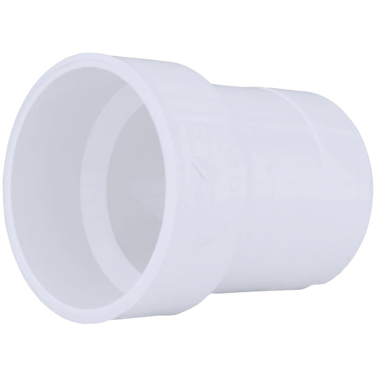 Charlotte Pipe 4 In. CI Spigot x 4 In. DWV Hub Schedule 40 PVC Adapter
