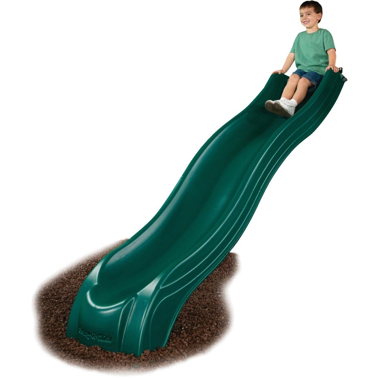 Playstar 7 Ft. L. Green Scoop Wave Slide