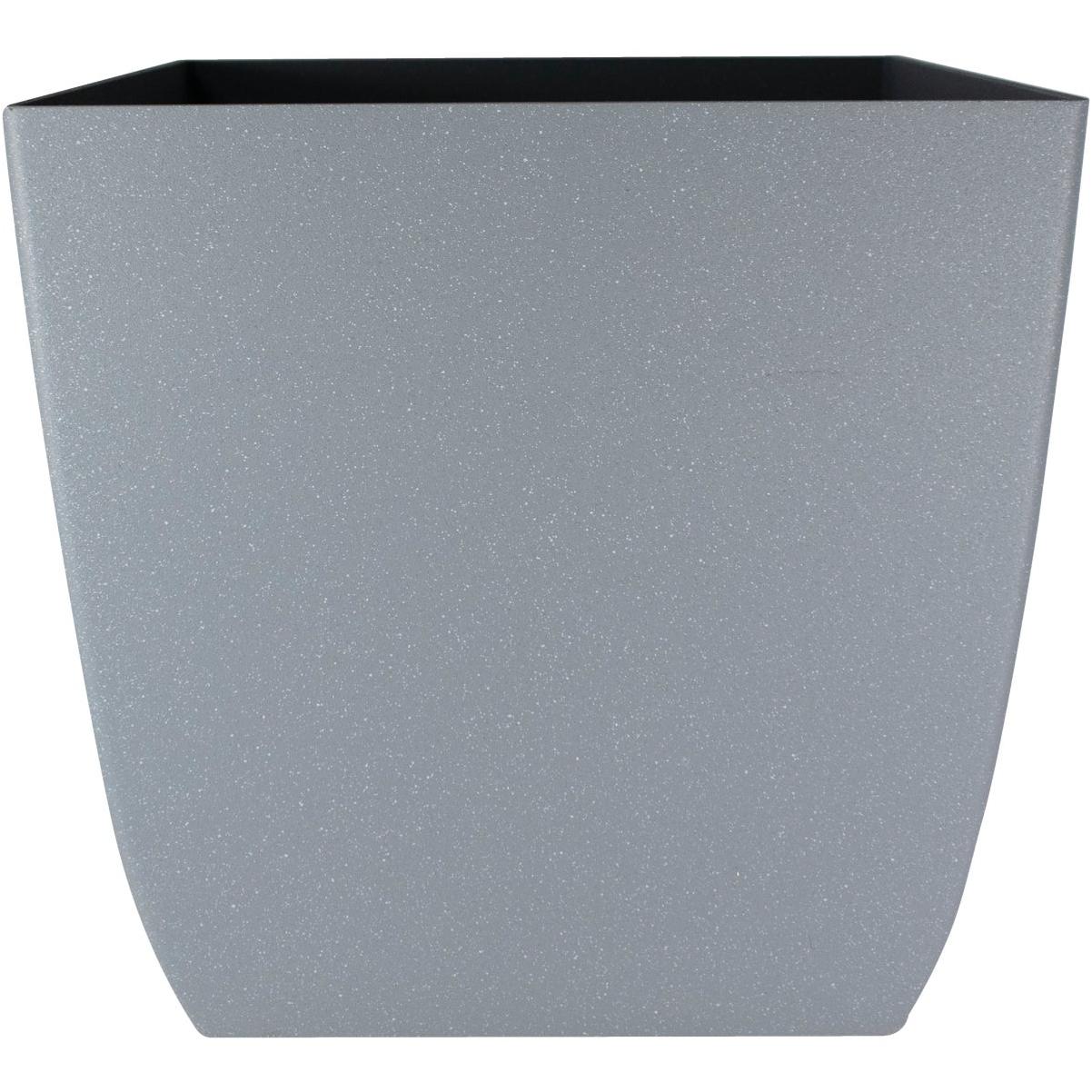 Myers Santa Fe 12 In. Pebble Gray Square Planter