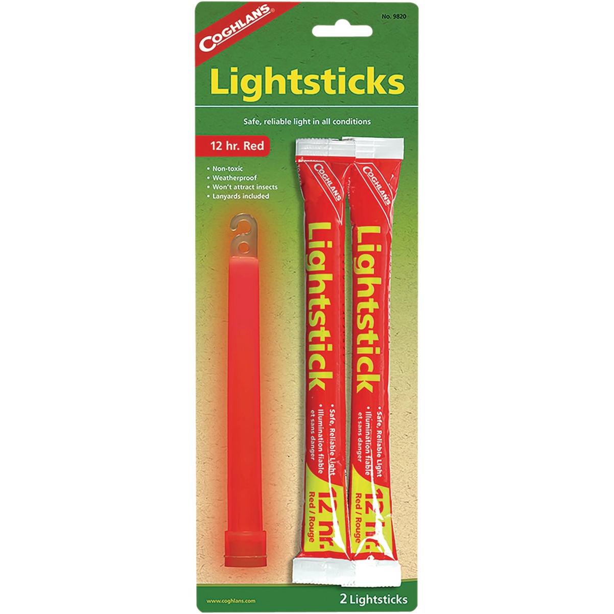 Coghlans Red Lightsticks (2-Pack)