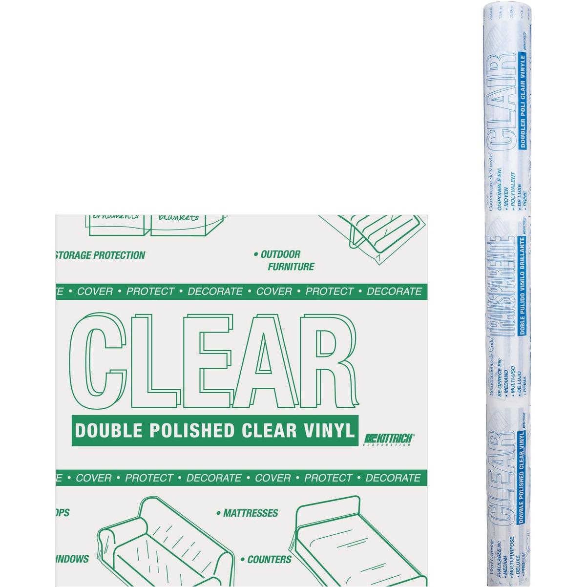 Magic Cover 54 In. x 36 Yd. Clear Medium Yard Goods Versatile Covering