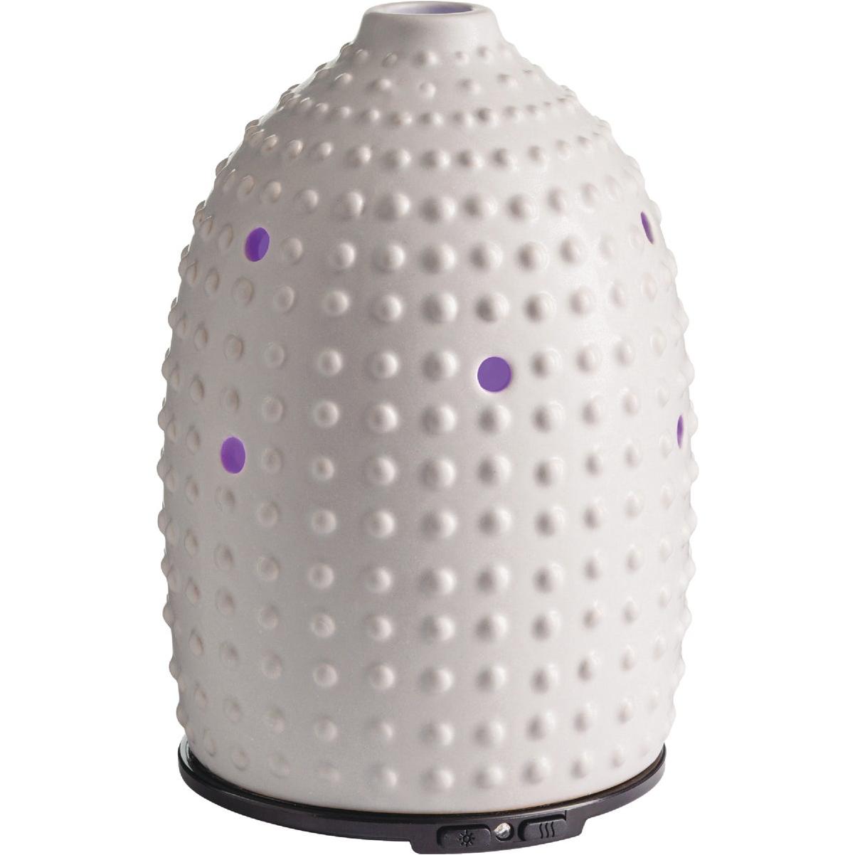 Candle Warmers Airome Ultra Sonic Essential Oil Diffuser - Gray Hobnail
