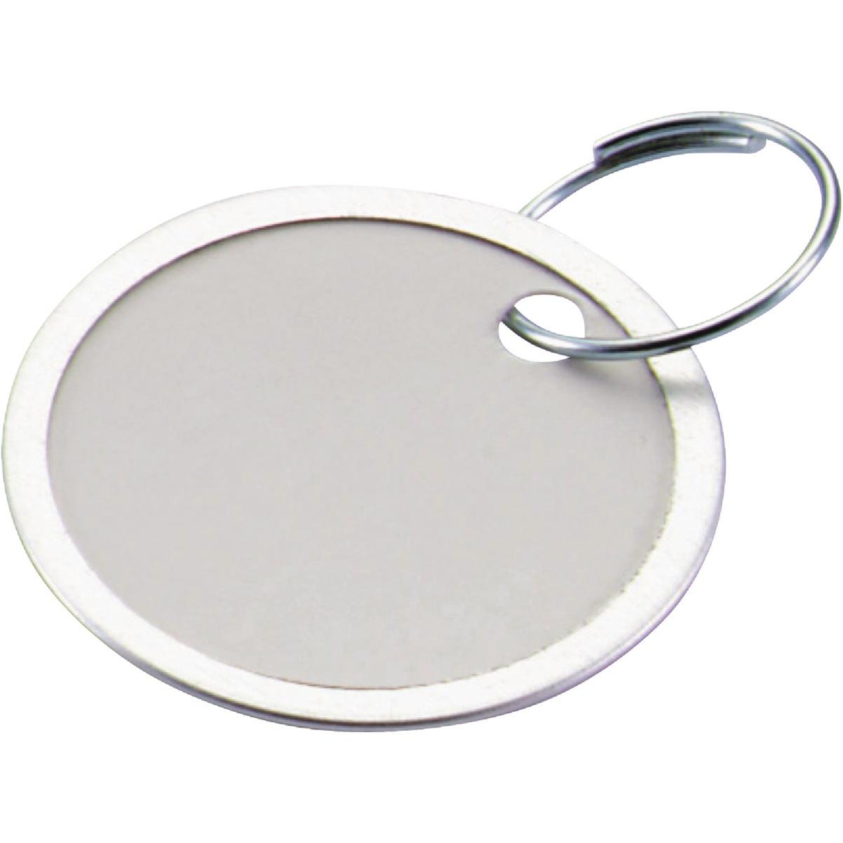 Lucky Line 1-1/4 Metal-Rimmed Paper Key Tag with Ring, (50-Pack)