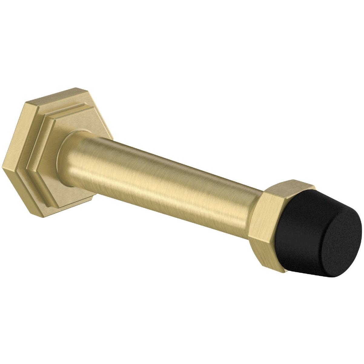 National Hardware Powell 3 In. Brushed Gold Door Stop