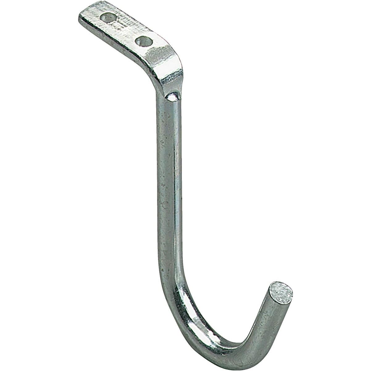 Knape & Vogt 3 In. H. x 1-1/2 In. D. Closet Rod Support, Bright Nickel