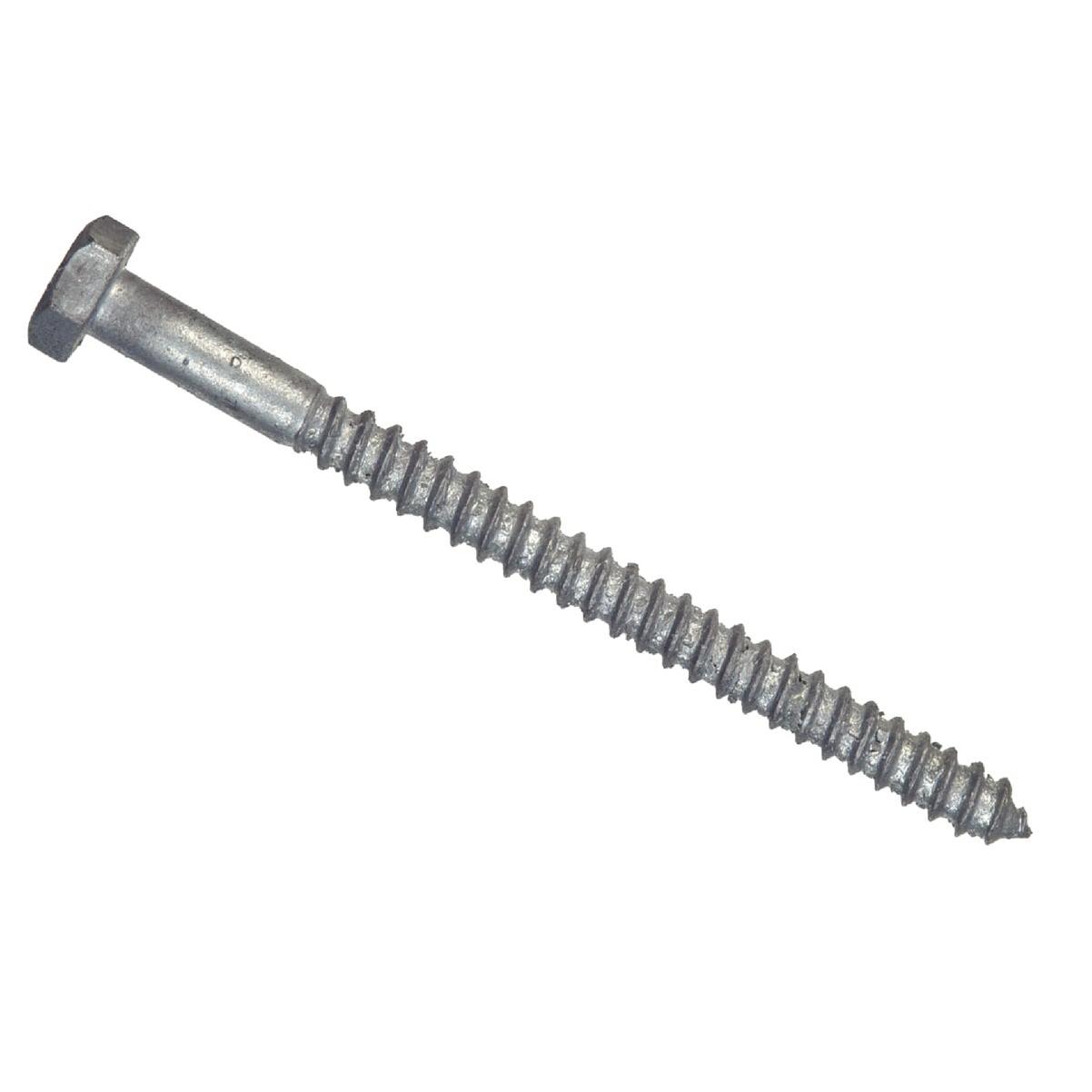Hillman 1/4 In. x 2-1/2 In. Galvanized Hex Lag Screw (100-Count)