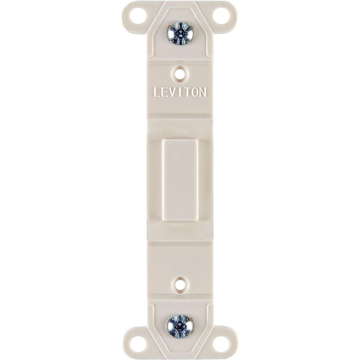 Leviton Light Almond Blank Toggle Wall Plate Insert
