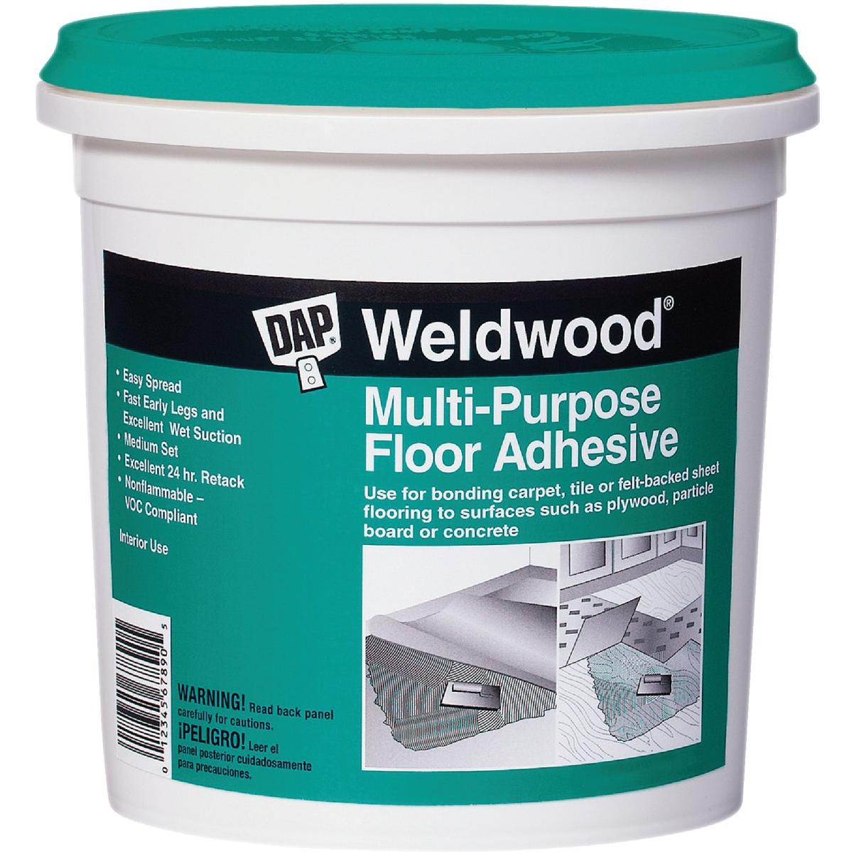 DAP Weldwood Multi-Purpose Floor Adhesive, 1 Qt.