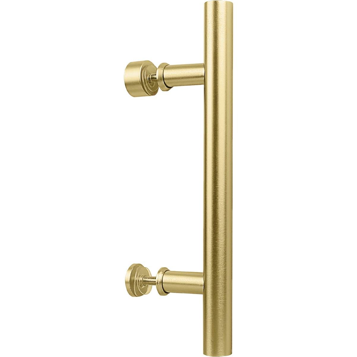National Hardware 12 In. Brushed Gold Madison Interior Barn Door Pull