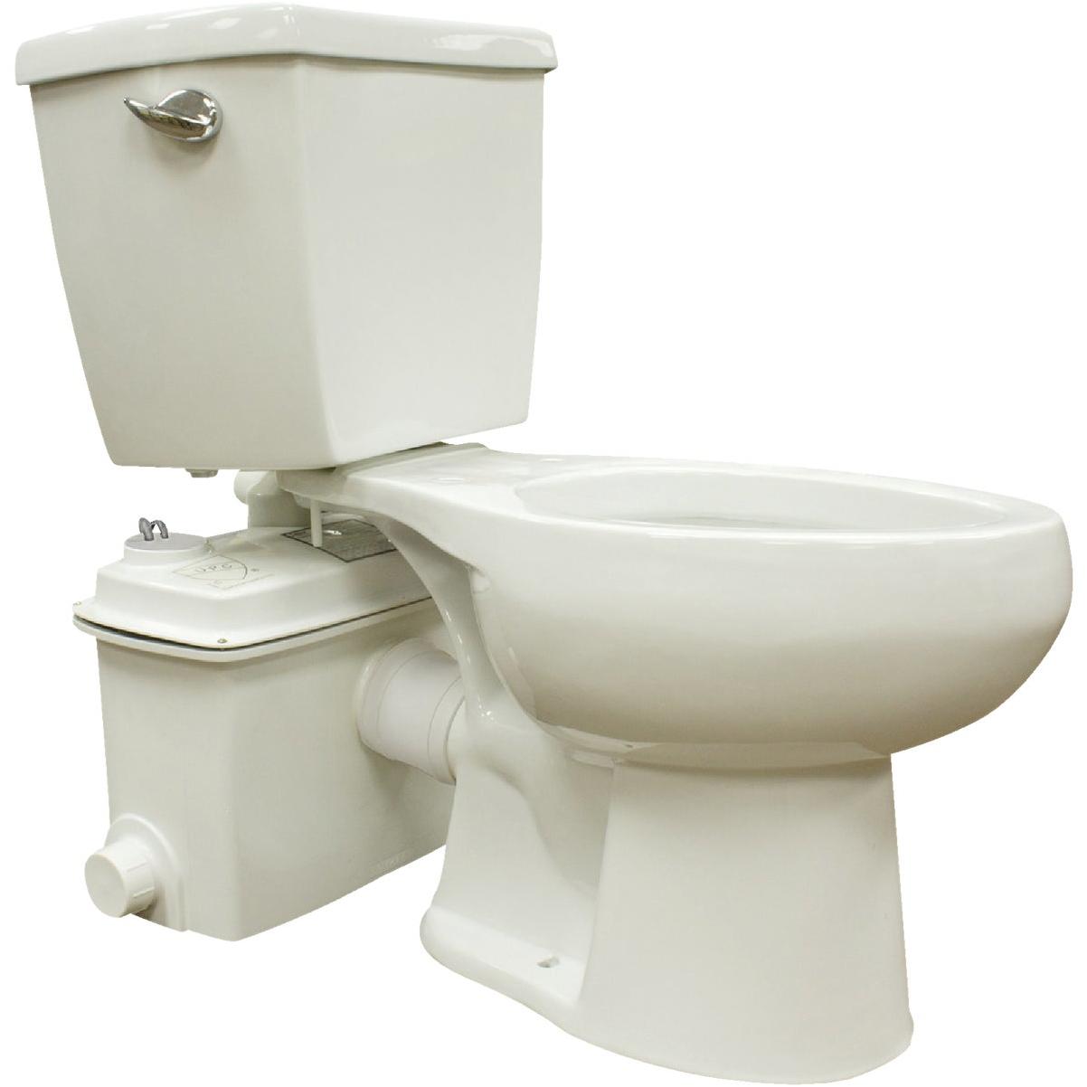 Star Water Systems White Round Bowl 1.28 GPF Upflush Toilet