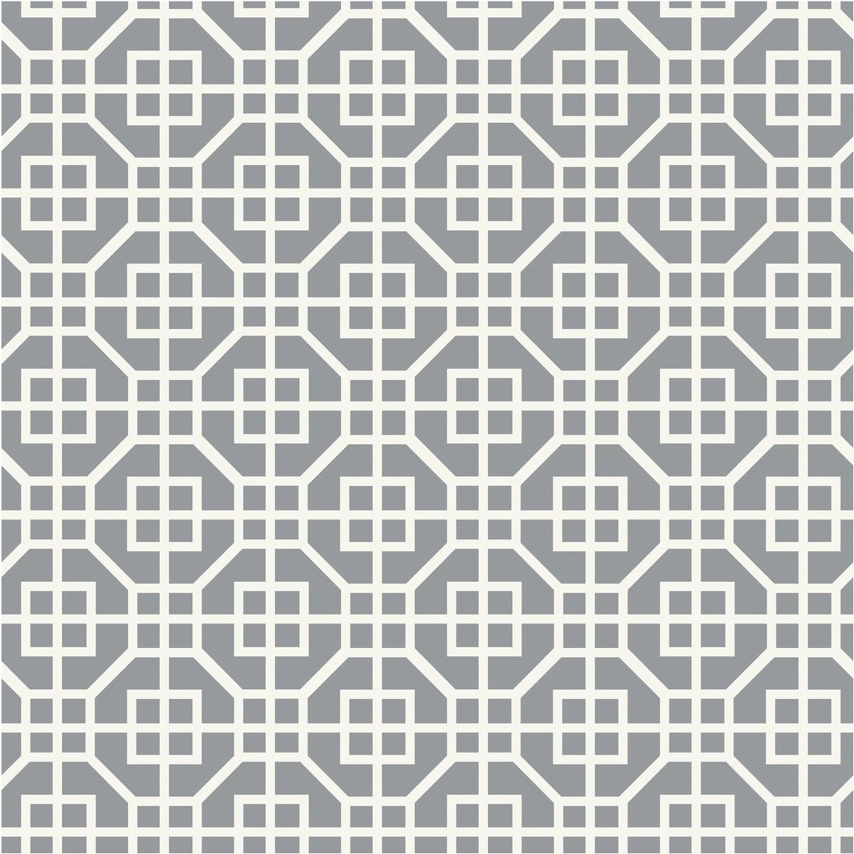 Contact 18 In. x 5 Ft. Gray Citadel Printed Grip Non-Adhesive Shelf Liner