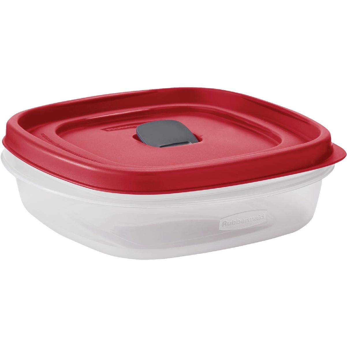 Rubbermaid 3.57-Cup EasyStore Rectangular Food Storage Container with Lid (2 Pack)