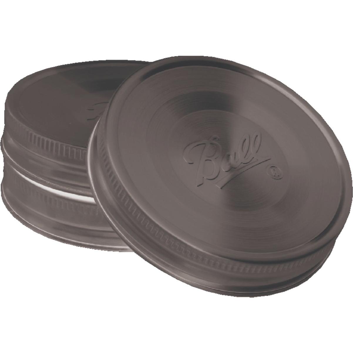 Ball Wide Mouth Stainless Steel Lids (3-Pack)