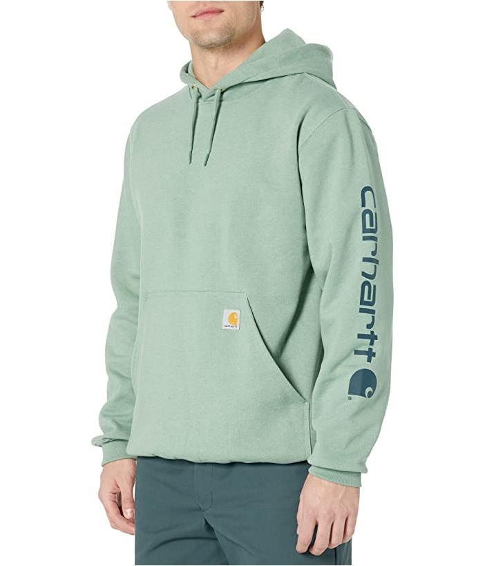 Carhartt Midweight Signature Sleeve Logo Hooded Sweatshirt