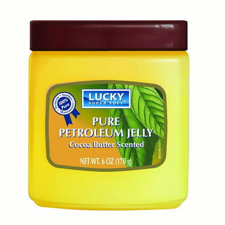 Lucky Super Soft Petroleum Jelly  Cocoa Butter  6 Oz