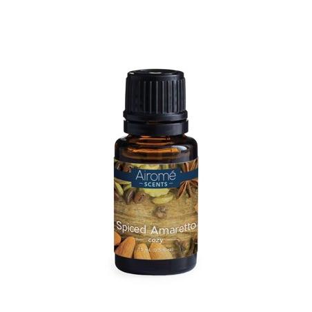 Airome All Natural Essential Oil Home Fragrance Blend  Spiced Amaretto Scent  15 mL