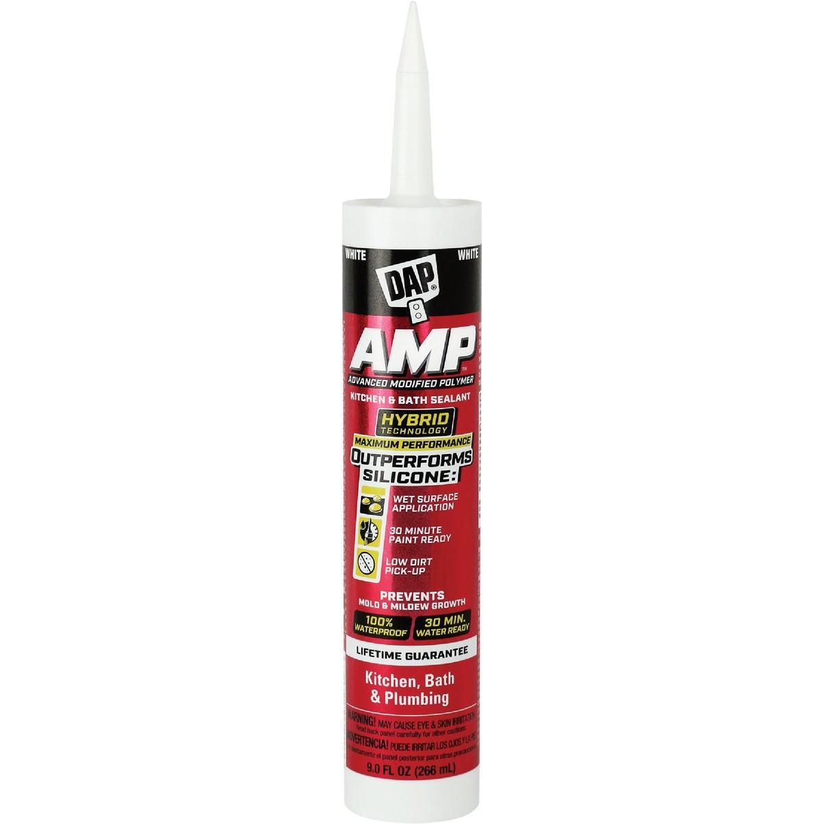 DAP AMP 9 Oz. Advanced Modified Polymer Kitchen, Bath & Plumbing Sealant,  White